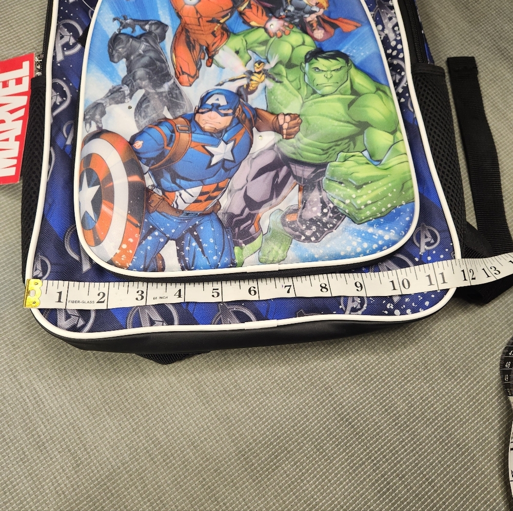 Avengers Kids Backpack - Blue/Green - Picture 5 of 12